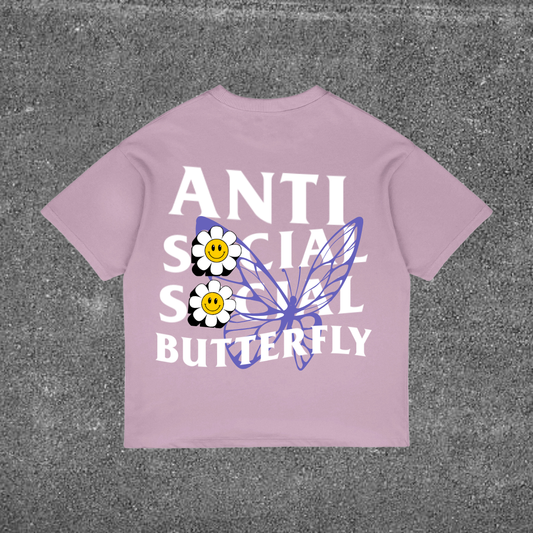 ANTI SOCIAL SOCIAL BUTTERFLY T-SHIRT