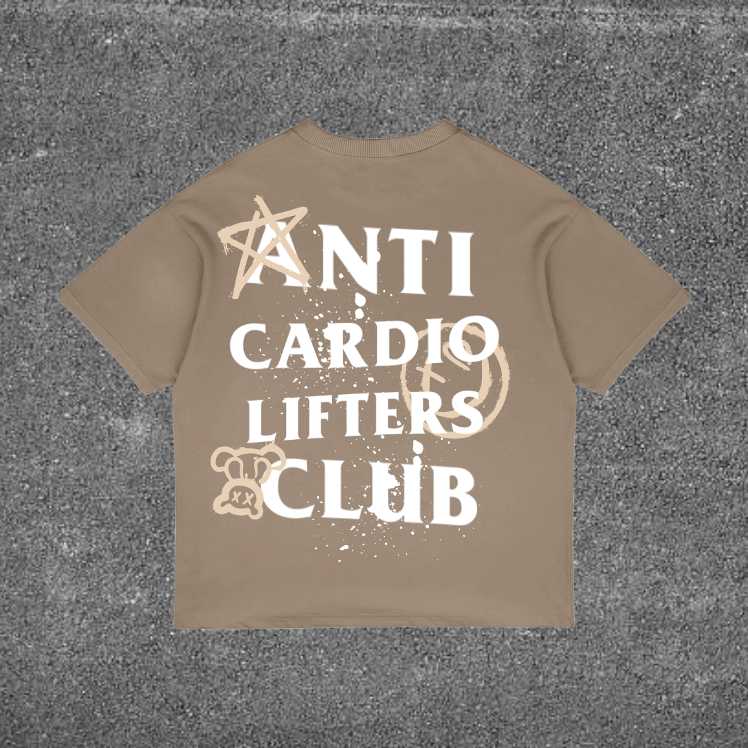 ANTI CARDIO LIFTERS CLUB T-SHIRT